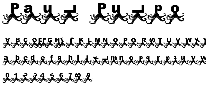 Paul Pulpo font